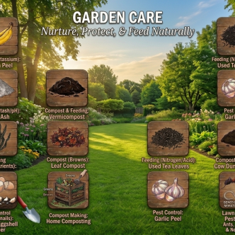 sustainable garden care using compost and natural nutrients